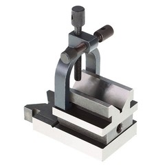 Angle V-Block Hardened Steel 3-1/2″ x1-7/8″ x1-7/8″ W/ Clamp Set 0.0003