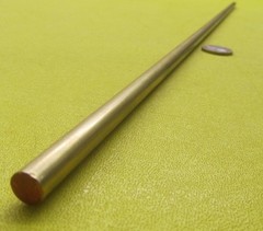 360 Brass Rod 11/32″ (.344″) Diameter x 24.0″ Length