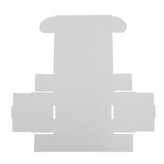 50 Pack Corrugated Packaging Boxes White Cardboard Boxes and Yellow Inside 6x4x2