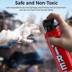 Portable Fire Extinguisher 4-in-1 with Mount for Car Home Kitchen Boa