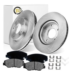 Front 5-Lug Brake Rotors Kit 11.81 inch for 2003-2008 Honda Pilot Replacement