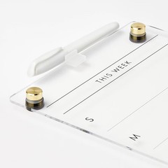 8″x16″ This Week Acrylic Dry Erase Calendar – Threshold