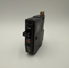 Square D QHB120 Circuit Brekaer 20A 1P 120/240V 65kA Bolt On 20 Amp 1 Pole QOB