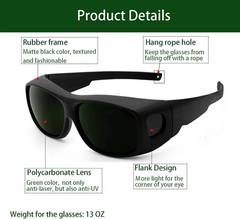 Laser Eye Protection Glasses, IPL Glasses 200nm-2000nm
