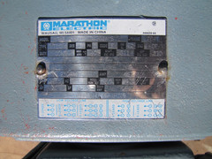 Marathon Electric 25 HP AC Motor 230/460V 1755 RPM 284T 3 Ph 1-7/8″ Dia. Shaft