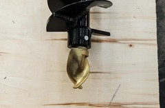 150mm diameter Auger Post Hole Attachment for mini excavator