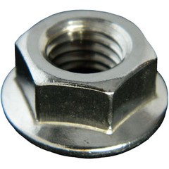 STAINLESS STEEL SERRATED FLANGE HEX LOCK NUTS 6-32 Qty 1000