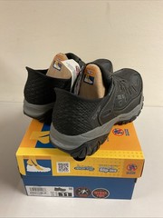 Skechers Slip Ins Work Relaxed Fit Cankton Steel Toe Work Shoes, Black, Size 11