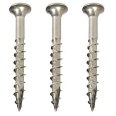 #10 Stainless Steel Deck Screws Square Drive Wood / Composite Decking All Sizes