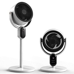 33-Inch Pedestal Air Circulator, Oscillation Fan, 3 Speeds, Adjustable Height