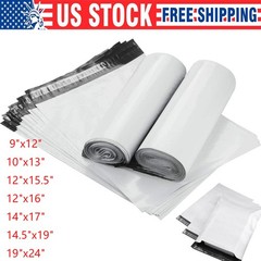 Poly Mailers Shipping Envelopes Self Sealing Plastic Mailing Bags Choose Size US