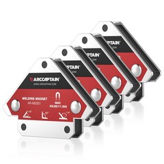 ARCCAPTAIN Welding Magnets 4pcs 25LB Welding Magnet Set Welding Accessories