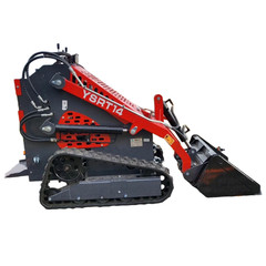 0.75 Ton Stand-On Mini Skid Steer Track Loader Crawler B&S Engine Electric Start