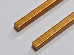 2 ZAC 131-7674-01 ELASTOMERIC CONNECTOR GOLD PLATED 40.5mm L x 1.6mm W x 1.6mm H