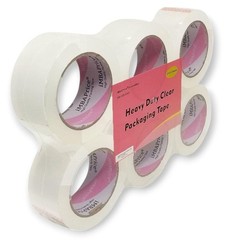 2-Inch Clear Packaging Tape, 6 Rolls x 110 Yards 330 ft Heavy Duty Shipping &…