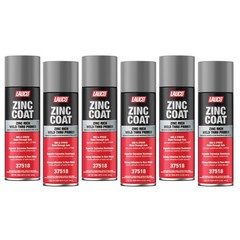 LAUCO Zinc Coat Weld-Thru Primer 15.5 oz, Pack of 6, Zinc Rich Spray for Welding