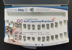 Dental Orthodontic Active Self Ligating Brackets Roth 022 Hooks 345 Mesh Base