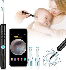 LED Ear Wax Cleaner Ear Camera Otoscope with Light Cleaner Removal Kit-Gift