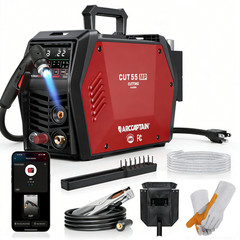 ARCCAPTAIN iControl Non-HF Plasma Cutter CUT55 MP with APP Control LED Display