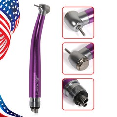 7Color NSK Style Dental Push Button High Speed Turbine Handpiece 2Hole/4Hole USA