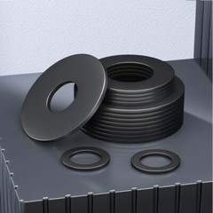 Flat Washers Black Grade 8.8 Washer Metric M2 M2.5 M3 M4 M5 M6 M8 M10 M14 – M27