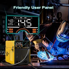 145A MIG Welder 110V Flux Core Gasless MIG/Stick/Lift TIG with TIG Welding Torch