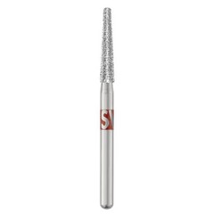 SS White 856-016F Piranha FG Round End Taper Fine Grit Diamond Burs 25/Pk