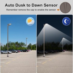 150W LED Shoebox Light Dusk To Dawn Outdoor Parking Lot Stadium Area Lighting