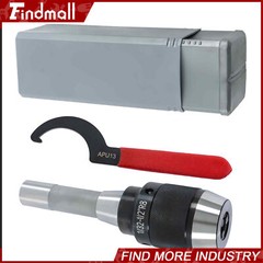 Findmall High Precision Keyless 1/32″ – 1/2″ Drill Chuck with R8 Integral Shank