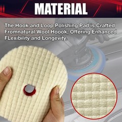 7PCS Buffing and Polishing Pad Kit, Compound Buffing Sponge Pads Cutting Pol