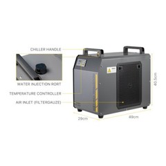 Cloudray CW 5200 CO2 Water Chiller 6L 10M for CO2 Laser Cutter Engraver