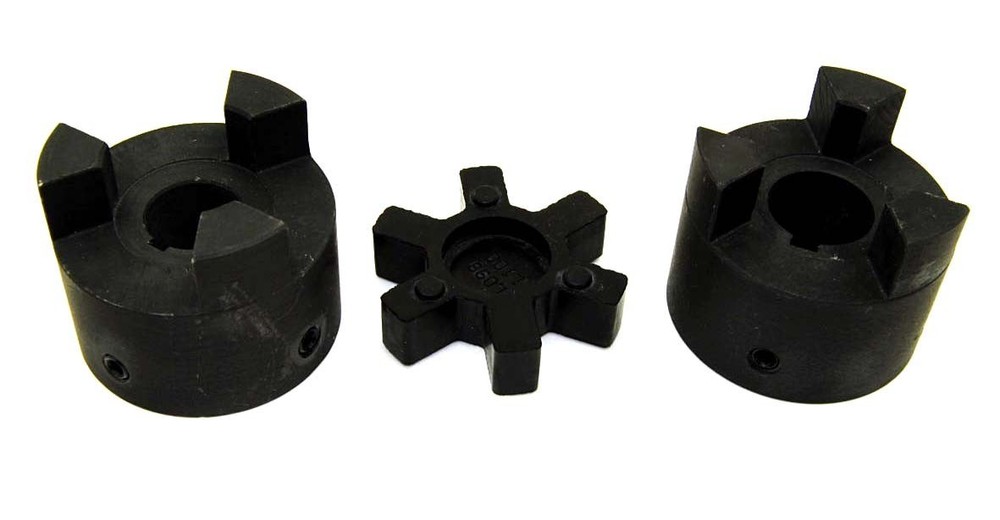 7/8″ L100 Flexible 3-Piece L-Jaw Coupling Coupler Set & Buna-N NBR Rubber Spider