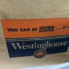 VINTAGE WESTINGHOUSE WATTHOUR METER ~ THREE PHASE ~ 3 WIRE ~ 5 AMP ~ CS-2 TYPE