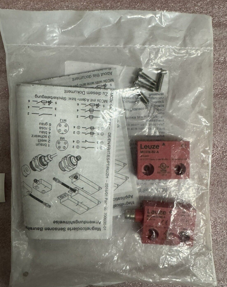 LEUZE MC336-S2M8-A / MC336S2M8A MAGNETIC CODED SENSOR 63001076 MC336-S2-A