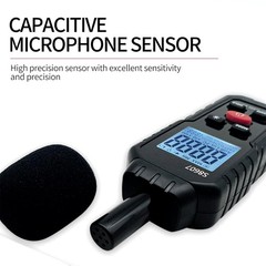 Audio Noise Level Meter 30-130dB Sound Tester for Factory Workshop Home Office
