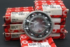 One (1) FAG 6206 C3 Deep Groove Bearing 30MM ID Republic of Korea NEW