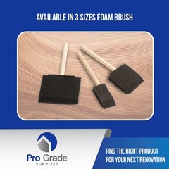 Pro Grade – Foam Brushes – 2 Inch – 48 Piece Poly Foam Brush Set
