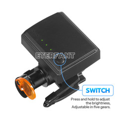 ETERFANT Dental 5W Wireless LED Headlight with Filter for Binocular Loupe Glasse