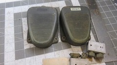 2 Linemaster Medium Duty Pneumatic Foot Switch Air Valve or Snap Switch