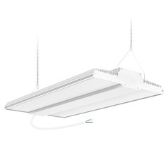 2FT Linear LED High Bay Light 300W 2Pack Commercial Warehouse Shop Light Fixture