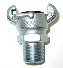 3/4″ Male NPT Universal Crowfoot Coupling Chicago Fitting Plated Iron SFM075