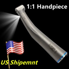NSK Style 1:1 Fiber Optic Handpiece Titanium Contra Angle Inner 4 Water Spray