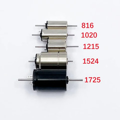 Micro 1PC 816 1015 1020 1215 1524 1725 Coreless Motor High Speed Dual-Shaft DIY