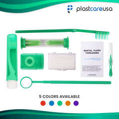 12 Orthodontic Patient Kits 8pc Assorted Braces Care Packs Dental Hygiene Travel