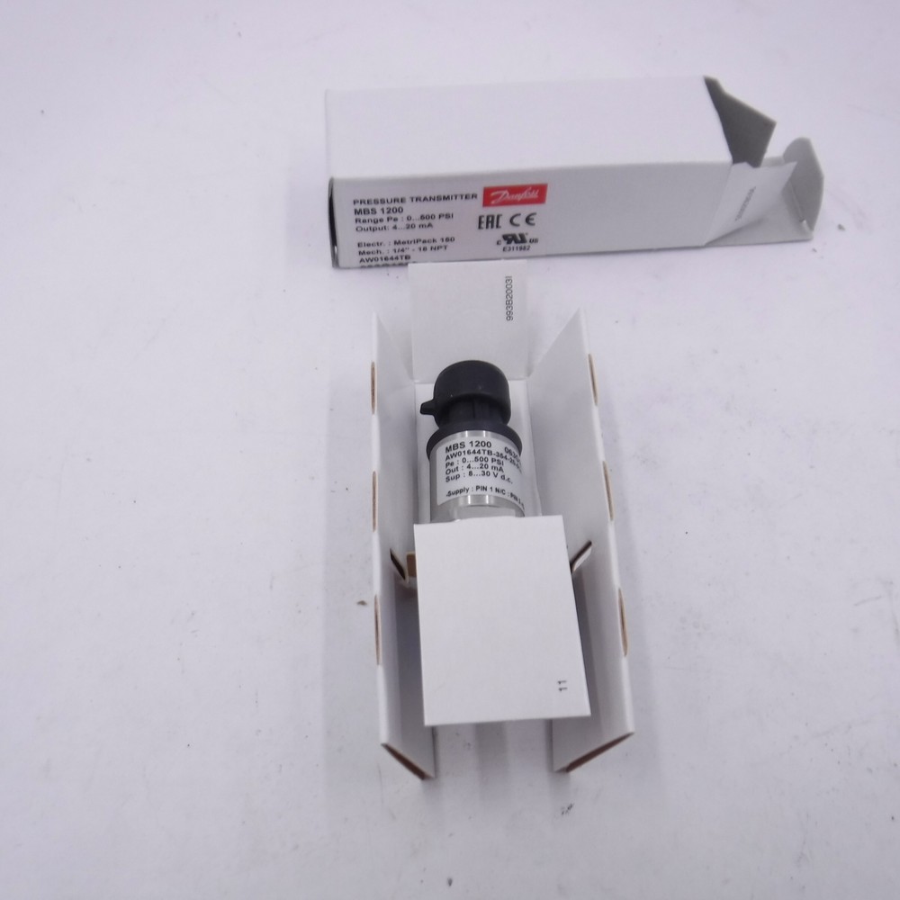 Danfoss MBS 1200 Pressure Transmitter 500 PSI 20mA 063G1609