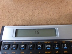 Hewlett Packard HP 15C RPN Scientific Calculator w/ Fresh Batteries & Case ~ USA