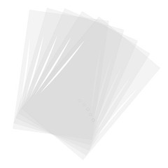 uxcell 150 Pcs Heat Shrink Wrap Bags, 6″ x 9″ POF 14 x 24 cm/6″ x 9″, clear