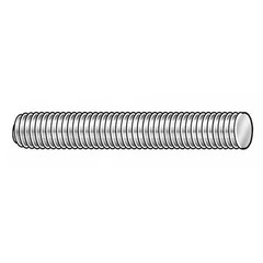 Manufacturer Varies Fully Threaded Rod, 5/16″-24, 12 in, Steel, Grade 2, Zinc