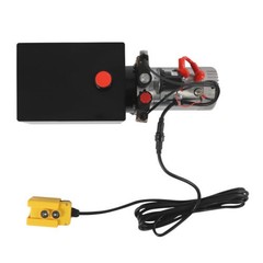 12V 8 Quart Double Acting Hydraulic Electric Pump with Remote Control