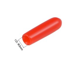 uxcell 100pcs Rubber End Caps 3mm1/8″ ID Vinyl Round Tube Bolt Cap Cover Thre…